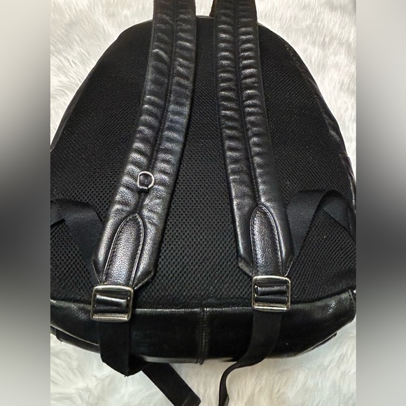 Coach Charles Varsity Men's Black/Charcoal and Orange Backpack - Picture 12 of 15